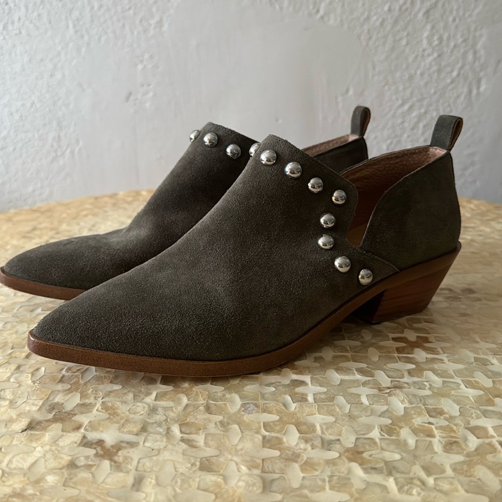 Rebecca Minkoff Green Studded Booties